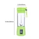 thumbnail image 2 of Exprimidor eléctrico portátil, licuadora multifunción USB de 380ml para zumo de frutas, verde Advancent HA4689-01B, 2 of 7