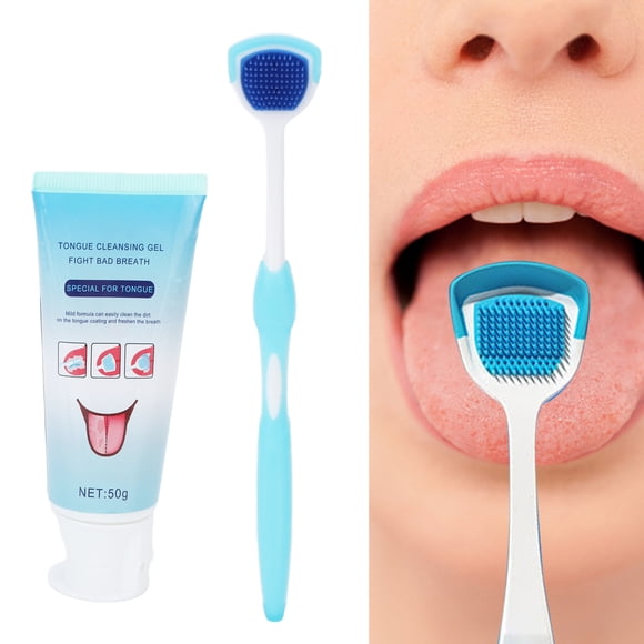 Fuerador de Lengua, Juego de Raspador de Lengua Largo 50 G de Diseño Ergonímico para el Hogar