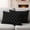 Black, variant on Orange Morocco Outdoor Waterproof Pillow Covers, Geometric Leaf Diamond Lattice Abstract Decorative Square Throw Pillowcase Sofa Cushion Sham for Patio/Couch/Chair, 24"x24" 2 Pack