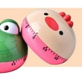 thumbnail image 2 of Mechanical Kitchen Timers, Mechanical Kitchen Timers Cartoon Animal Shape Accurate 60 Minutes Manual Timer for Students, 2 of 5