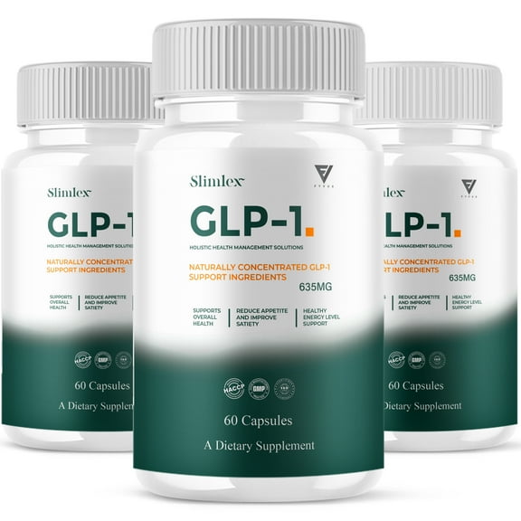 (3 Pack) Slimlex Capsules Slimlx Maximum Strength Wellness Pills (180 Capsules)