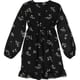 thumbnail image 2 of bar III Vestido a media pierna con volantes para mujer, negro, XX-Small, 2 of 2
