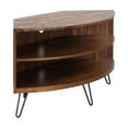 thumbnail image 6 of Belmont Home Declan Acacia Wood Corner Media Stand for TVs up to 41" in Brown, 6 of 12