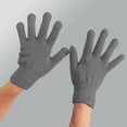 thumbnail image 2 of Audhol Unisex Winter Warm Gloves, Stretchy Knit Full Finger Gloves for Men & Women, Cozy Thermal Gloves for Cold Weather, Outdoor & Travel Light Ashy, 2 of 5