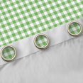thumbnail image 4 of Homewish Modern Geometric Checkered Blackout Curtains Set of 2 (52x84 Each),Vintage Aesthetic Window Curtains,Green White Curtains and Drapes For Girls Boys,Microfiber Bedroom Decor, 4 of 6