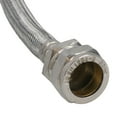 thumbnail image 3 of Flexible Compression Tap Connector 22mm x 3/4in 300mm Braided Stainless Steel, 3 of 5