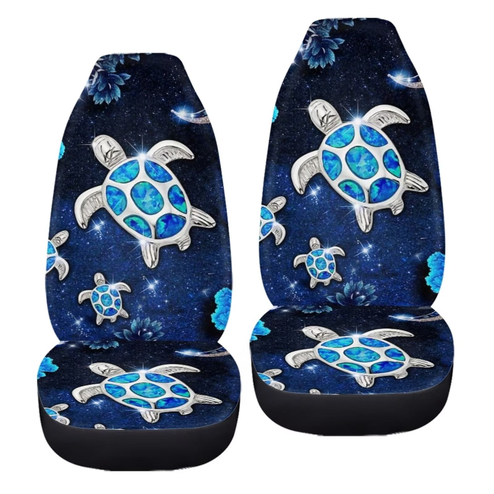 Suhoaziia 2 Pack Car Seat Covers for Van Truck Vehicle,Portable Front