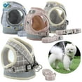 thumbnail image 5 of Deago No Pull Reflective Adjustable Dog Harness No Choke Walk Vest with Leash For Small Medium Dogs (Gray, S), 5 of 10
