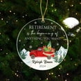 thumbnail image 3 of Retirement is The Beginning of Anything You Want Christmas Ornaments 2025, Retirement Decor Xmas Ornament Gift for Men Women Retired, Custom Year/Name Loved Ones Retired Ornaments Gifts, 3 of 5
