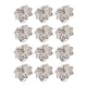 thumbnail image 4 of Yuarrent Paquete de 12 servilleteros de metal con borde para un servicio prolongado Clubes de vida y decoraciones familiares de plata Type2 NO2, 4 of 6