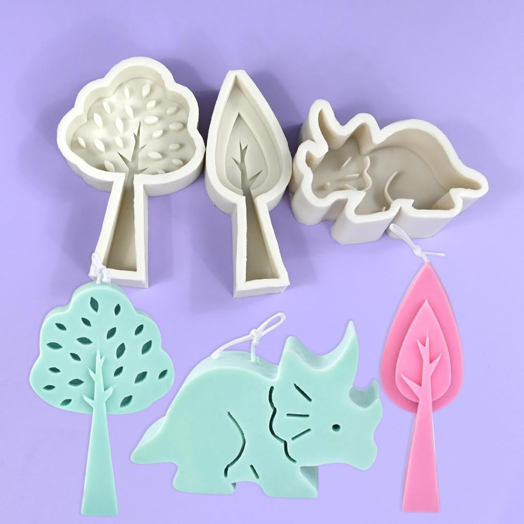 Easy to Clean Silicone Mold Irregular Candle Mould Practical Jewelry Making Tool
