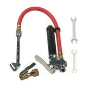 jinwen Tire Inflator Air Pump 120PSI Automotive Cars Tire Pressure Gauge Red