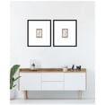 thumbnail image 3 of Kate and Laurel Organic Figures 01 & 02 2 Piece Framed Wall Art Print Set by Gabrielly Guedes, Svelte Noir Black Modern Contemporary, Abstract Art for Wall Decor, 3 of 8
