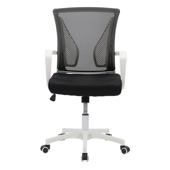 CorLiving Cooper Ergonomic Mesh Back Adjustable Height Office Chair with Wheels - Comfortable Office Desk Chair/Computer Chair, Comfy Home Office Desk Chairs for Back Support