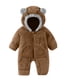 thumbnail image 2 of Traje de oso para bebé, leggings, ropa de lana de invierno para niñas y niños, mono con capucha, traje de nieve, abrigo para niños, 2 of 7