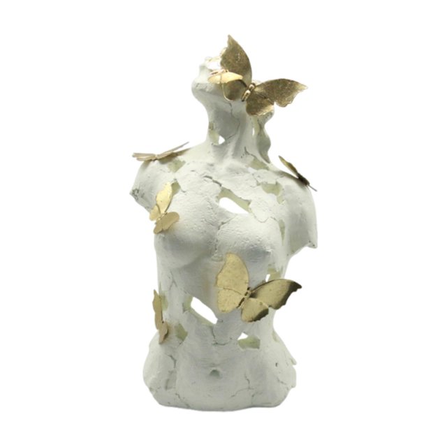 Elodie Female Bust Statue Abstract Gift Figure Statue for Office Friends Home Decor