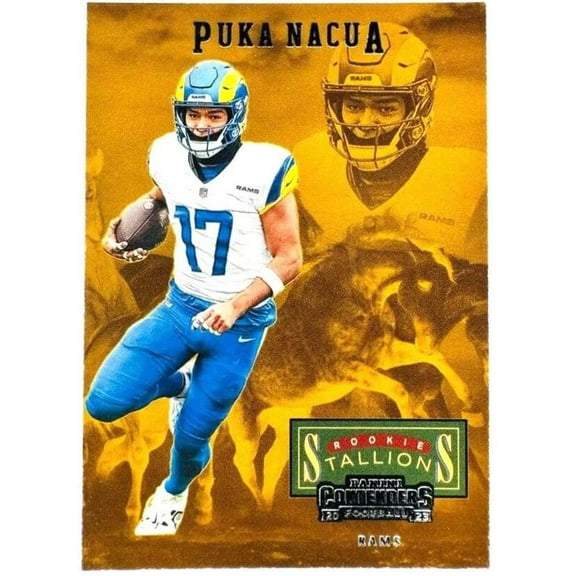 NFL 2023 Panini Contenders Rookie Stallions Puka Nacua #19 (Rookie)