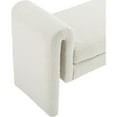 thumbnail image 4 of Meridian Furniture Stylus Cream Fabric Bench, 4 of 7