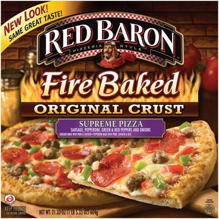 Red Baron: Fire Baked Crust Supreme Pizza, 21.33 Oz