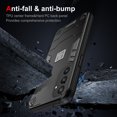 thumbnail image 5 of Allytech Hybrid Protective Case for Samsung Galaxy S24, Camera Screen Protection, Soft TPU Bumper + Hard PC Back Panel Anti-Drop & Anti-Oil Case Cover for Samsung Galaxy S24, Black, 5 of 7