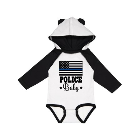 

Inktastic Police Baby Law Enforcement Gift Baby Boy or Baby Girl Long Sleeve Bodysuit