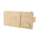 thumbnail image 2 of Organizador universal para visera de coche: bolsa de cuero con 6 ranuras para tarjetas, soporte para gafas de sol y bolsillo con cremallera para teléfono, identificación y efectivo. Apto para todos, 2 of 6