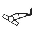 thumbnail image 3 of Minn Kota Boat Anchor System Mounting Bracket 1810361 Raptor; Jack Plate Port Side Mount; Mounts Minn Kota Raptor Shallow Water Anchor; 4 Inch Rise And 2 Inch Setback; Powder Coated; Black; Aluminum, 3 of 8