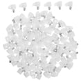 thumbnail image 3 of 100pcs Plastic Shelf Support Pegs Cabinet Clips Plastic Bookcase Self Locking Pin For Kitchen Bookcase Furniture Book Shelves White, 3 of 9