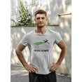thumbnail image 2 of Tennis Man Down T-Shirt Men -Smartprints Designs, Male XX-Large, 2 of 4