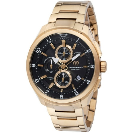 Technomarine Ocean Chronograph Quartz Black Dial Men's Watch TM-318120