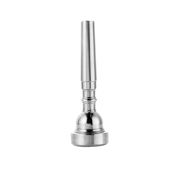 7C Boquilla Trompeta Profesional Metal para Trompa Saxofón Plata