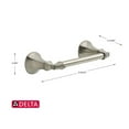 thumbnail image 4 of Delta Ashlyn: Toilet Tissue Holder , 76450-SS Stainless, 4 of 7