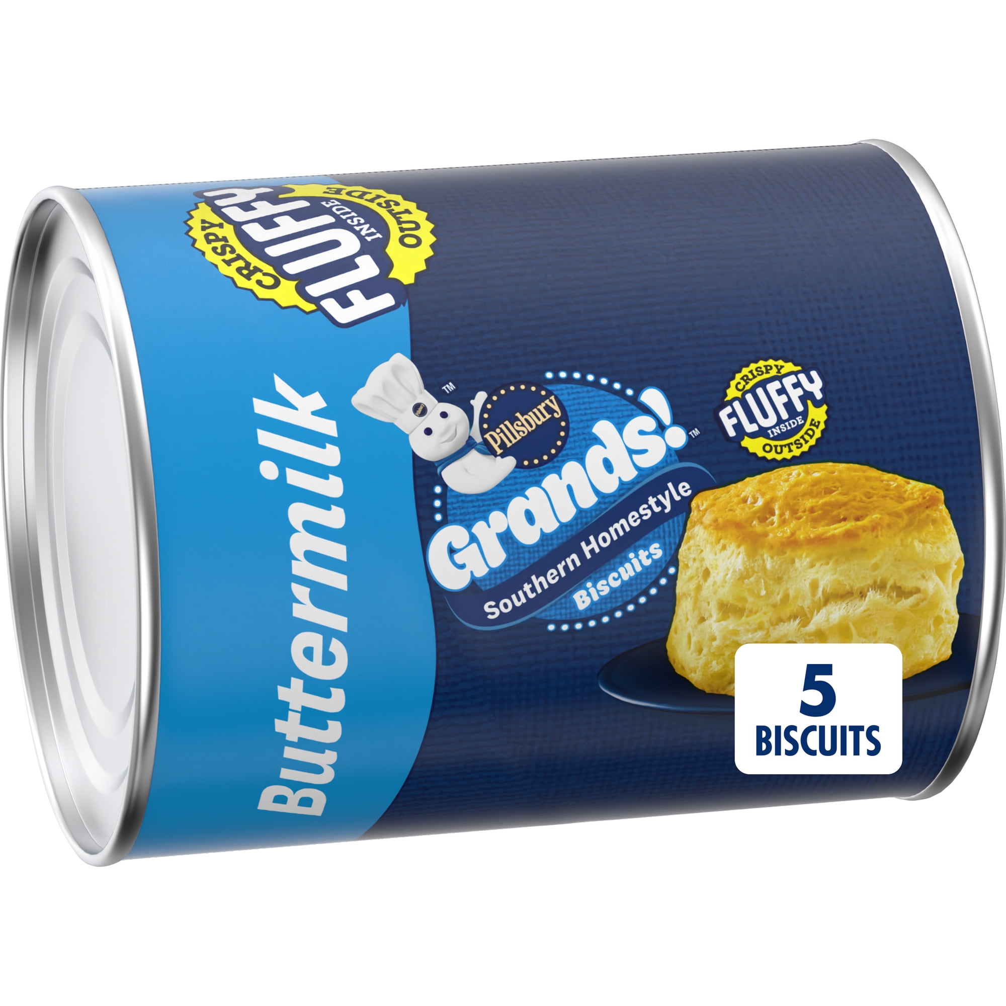 Pillsbury Grands! Southern Homestyle Buttermilk Biscuits, 5 Biscuits (Refrigerated)