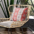 thumbnail image 3 of Amrita Sen Designs CAPL829BrCDS-ZP-20x20 20 x 20 in. Hamsa Hand Paisley Duo Broadcloth Indoor & Outdoor Zippered Pillow - Red & White, 3 of 4