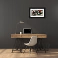 thumbnail image 3 of Caine, Roland 24x14 Black Ornate Wood Framed with Double Matting Museum Art Print Titled - Waves in motion, 3 of 4