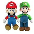 thumbnail image 3 of Muñeco de peluche Super Mario Bros Mario Luigi, 25 cm, juego de 2 piezas, 3 of 4