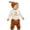 White, variant on Dakiuu Baby Boys Girls Winter Fall Clothes Unisex Cute Pumpkin Long Sleeve Romper Bodysuit Tops with Drawstring Jogging Pants and Hats 3pcs Outfit Clothing for Newborn Infant