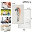 thumbnail image 6 of Yayeee 100% Cotton Hand Towels for Bathroom 16" x 28" Soft Absorbent Kitchen Towel, White Astronaut, 6 of 7
