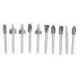 thumbnail image 1 of High-Speed Steel Engraving Bit Set for Electric Trimmer - 10pcs, 1 of 1