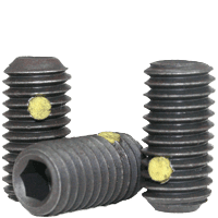 

Nylon Pellet Socet Set Screws Cup Point 1/4-20 x 1 Alloy Steel Black Oxide Hex Socket (Quantity: 1000)
