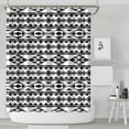 thumbnail image 2 of 72" x 84" Waterproof Shower Curtain - Premium Fade-Resistant Polyester Fabric with Metal Grommets & 12 Hooks, Quick Dry & Machine Washable, Hotel Style Bath Curtain for Home/Airbnb, 2 of 5