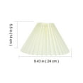 thumbnail image 2 of HEALEEP Pleated Fabric Lamp Shade Yellow Wall Light 1Pcs, 2 of 8