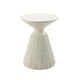thumbnail image 1 of Mesa decorativa redonda Duane de Acme, color blanco natural, 1 of 4