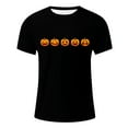 thumbnail image 2 of Fashion Clothing Scary Carved Pumpkin Face Coffee T Shirt T Shirt Pack Men Tall Shirts for Men Speed for Turtle Neck Sports Man Dry Blend Mens Size Medium Shirts Mens Black L, 2 of 4