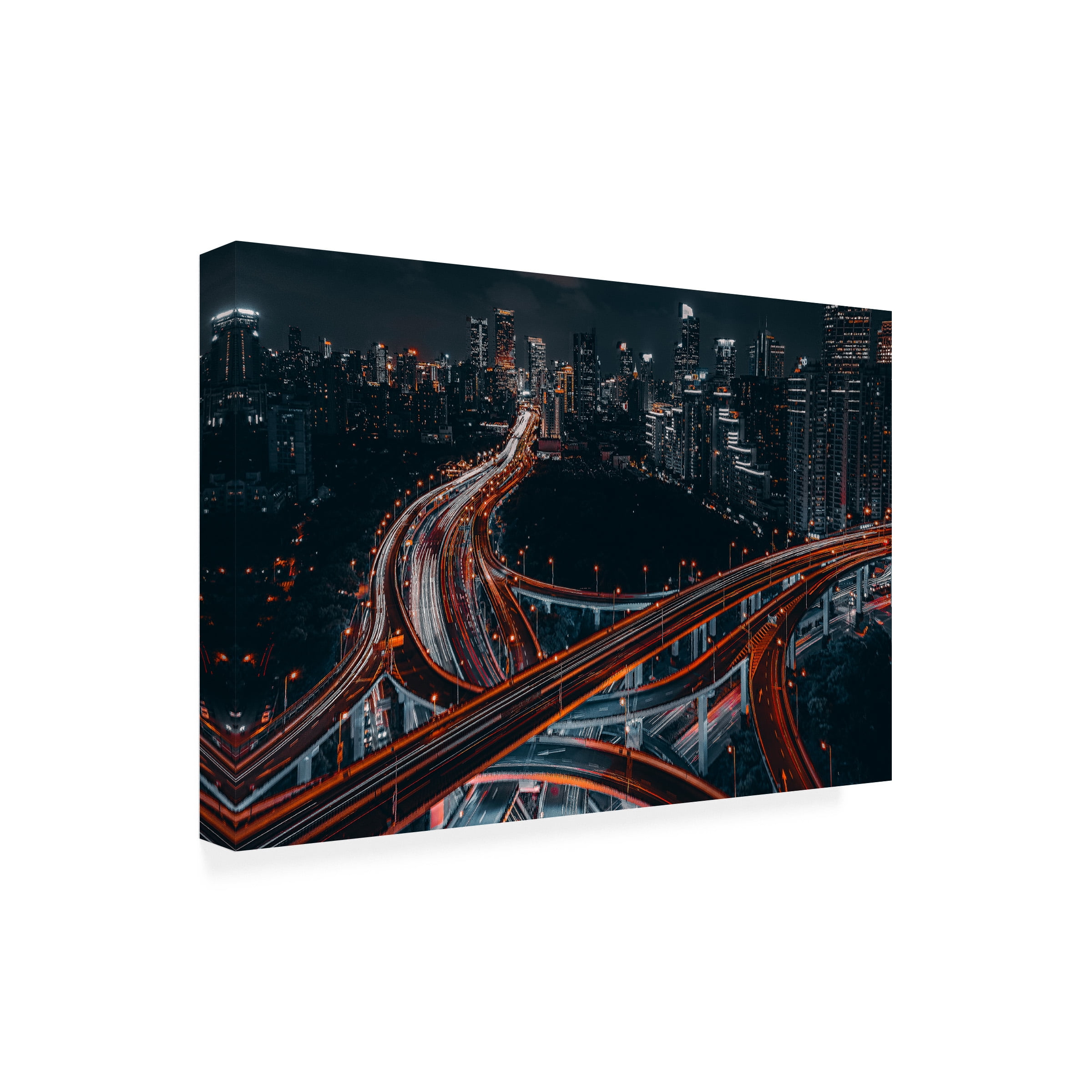 Carmine Chiriaco 'On The Top Of Shanghai' Canvas Art
