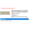 thumbnail image 2 of Radius Arm Hardware Kit - Compatible with 1975 - 2002 Ford E-250 Econoline 1976 1977 1978 1979 1980 1981 1982 1983 1984 1985 1986 1987 1988 1989 1990 1991 1992 1993 1994 1995 1996 1997 1998 1999, 2 of 2