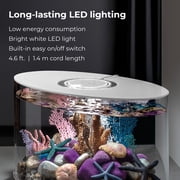 biOrb Loop 15 Aquarium with Standard Light - 4 Gallon، White، Acrylic