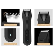 Groin & Body Hair Trimmer for Men Electric Trimmer Pubic Trimmer Body Shaver Wet/Dry Body Shaver Groomer