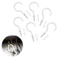 thumbnail image 2 of MasteelfCA 6pcs Question Mark Shape Hooks Coated Ceiling Hooks Heavy Duty Screw Cup Hooks, 2 of 7