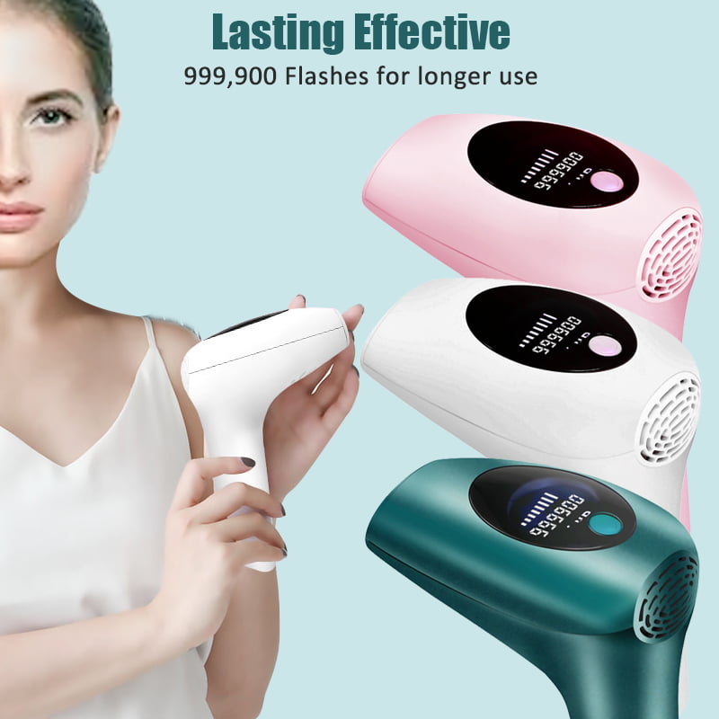 Professional IPL Depilator 999900 Flashes Permanent LCD Laser 8 Gear Hair  Removal Photoepilator Lady Painless Hair Trimmer Machine 
